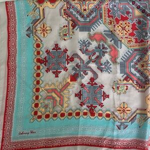 Johnny Was 100% silk scarf